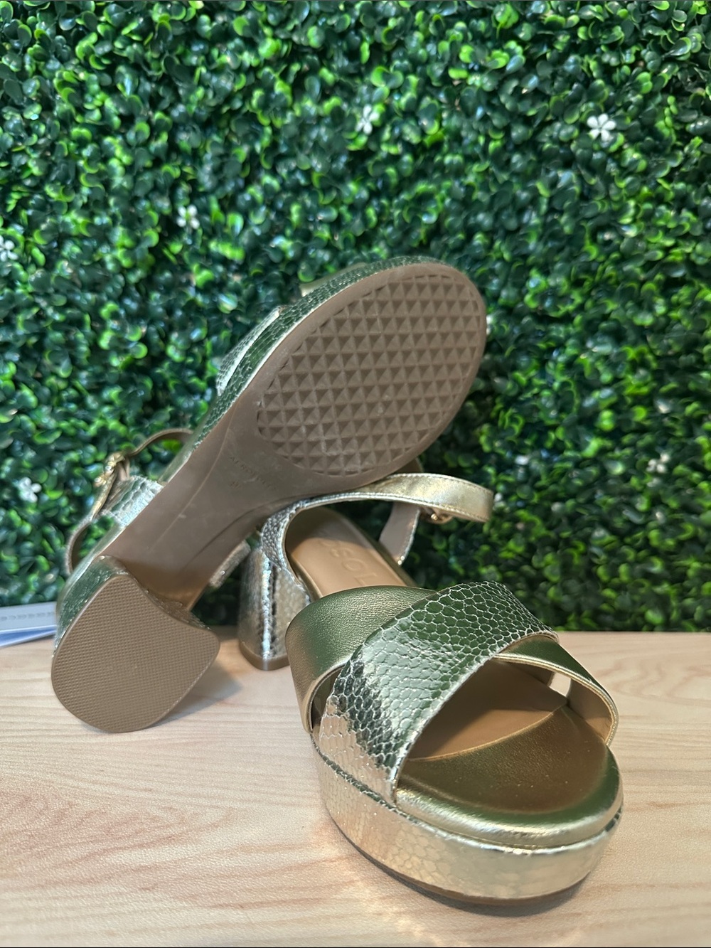 Aerosols Cosmos Platform Sandals #14 - Picture 7 of 7
